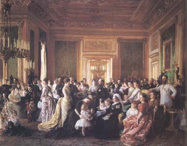 Laurits Tuxen The Family of Queen Victorin (mk25)